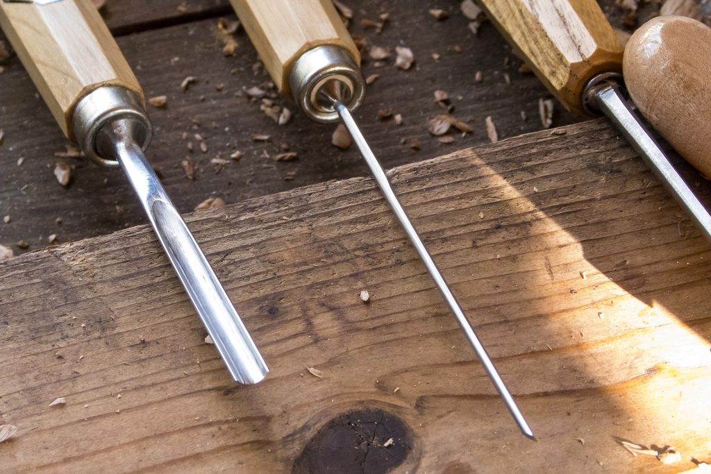 Types d'outils pour sculpter le bois